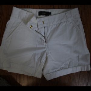 White JCrew Chino Shorts